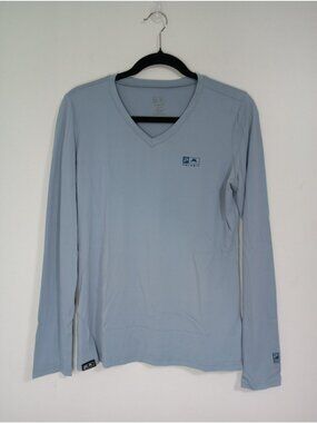 Pelagic AquaTek Long Sleeve Shirt Light Blue Medium UPF 50+ Protection